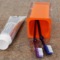 Square Orange Toothbrush Holder